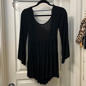 Black mini dress